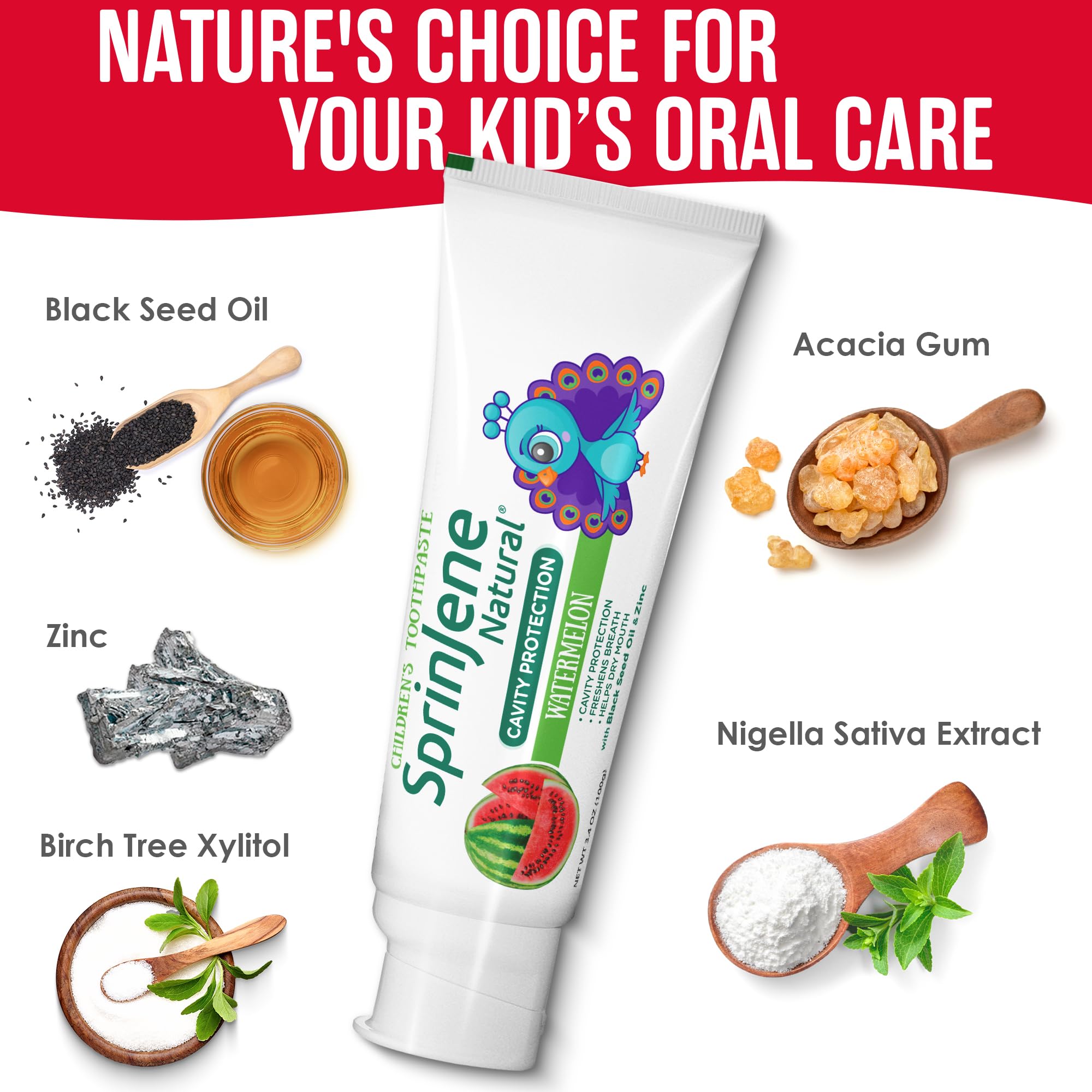 Gentle oral care concept for children and toddlers