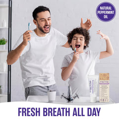 Fresh breath concept with SprinJene toothpaste