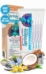 Hero image of SprinJene Natural Children's Toothpaste Vanilla 4-pack
