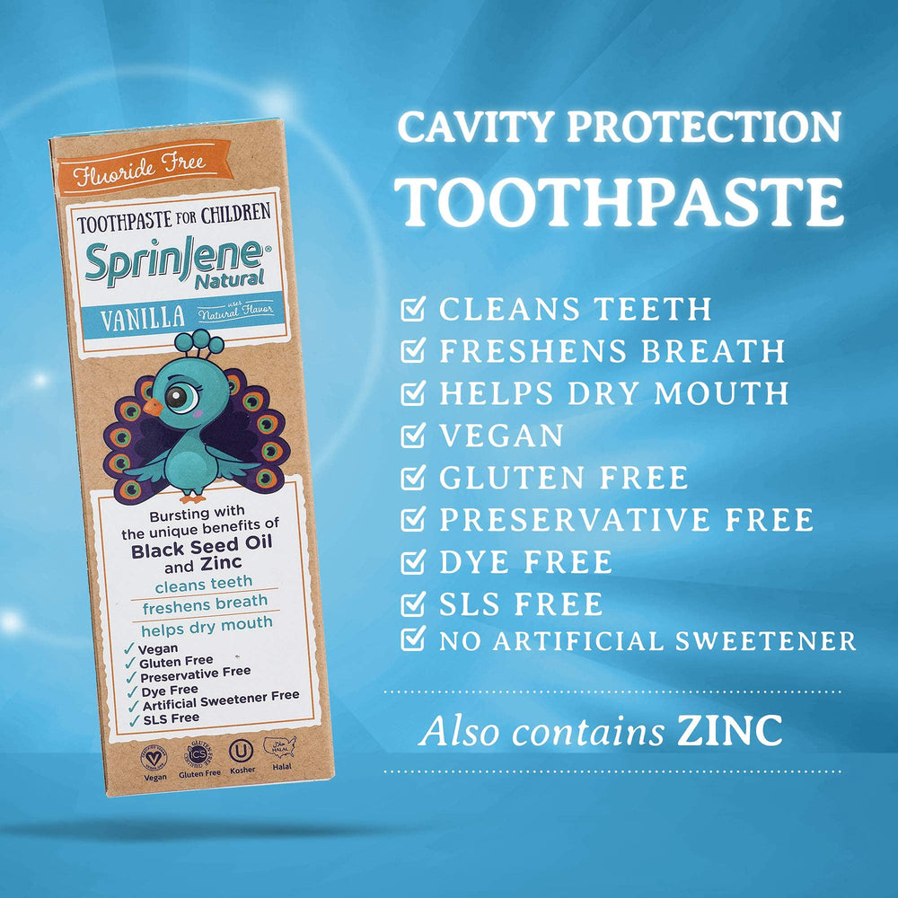 Halal and Kosher certified SprinJene toothpaste