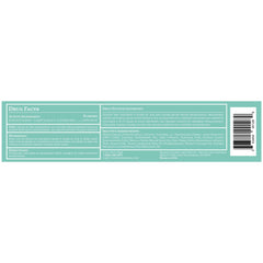 Close-up of toothpaste texture and tube