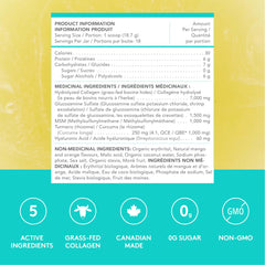 Prepared mango turmeric beverage in glass