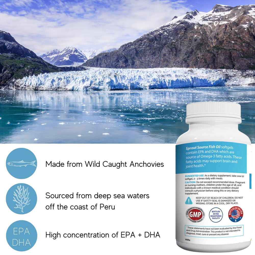 Sea-harvested Peruvian anchovy fish oil source