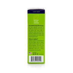 Xylitol-based dry mouth spray label highlighting xylitol