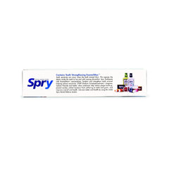 Peppermint flavored toothpaste with fresh breath visualization