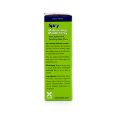 Spry packaging for Xylitol Moisturizing Dry Mouth Spray