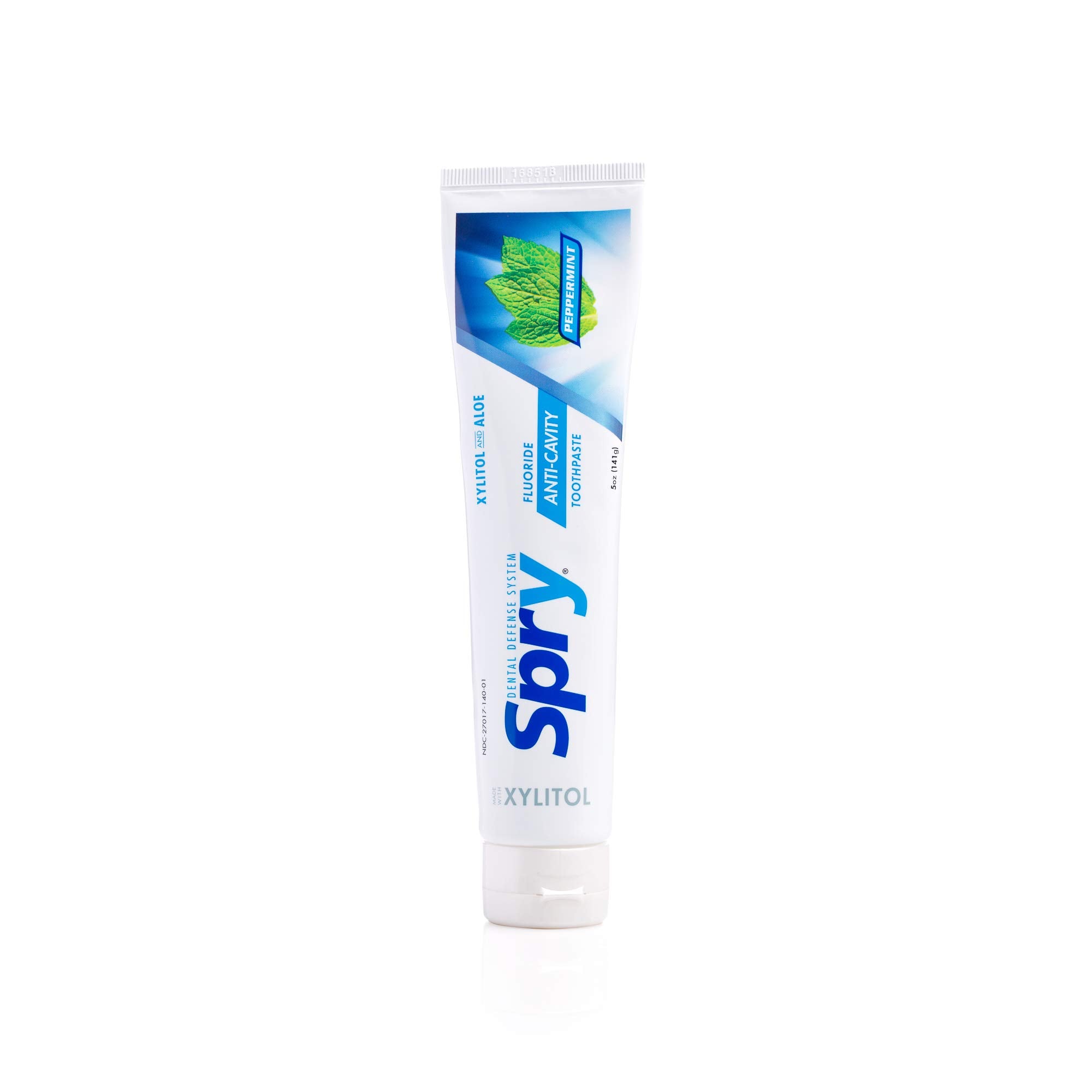 Ingredients list for Spry Natural Xylitol Toothpaste 5oz