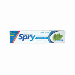 Spry Xylitol Toothpaste 5oz tube on white background