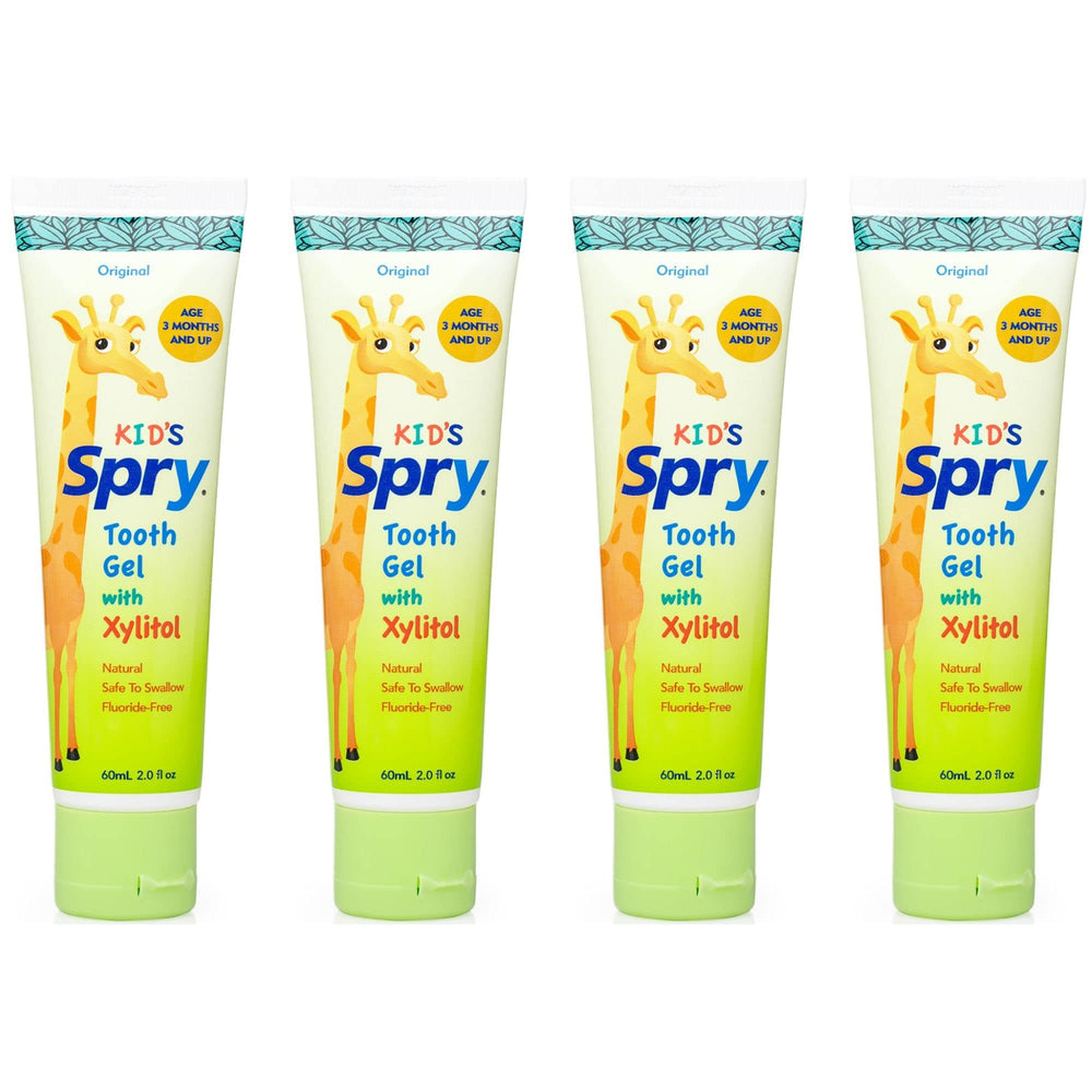 Spry Natural Xylitol Toothpaste for Baby, Toddler & Kids – Fluoride Fr ...