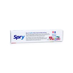 Packaging of Spry Spearmint Toothpaste 5oz