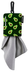 SPUDZ Classic clip-on pouch closed with microfiber cloth inside