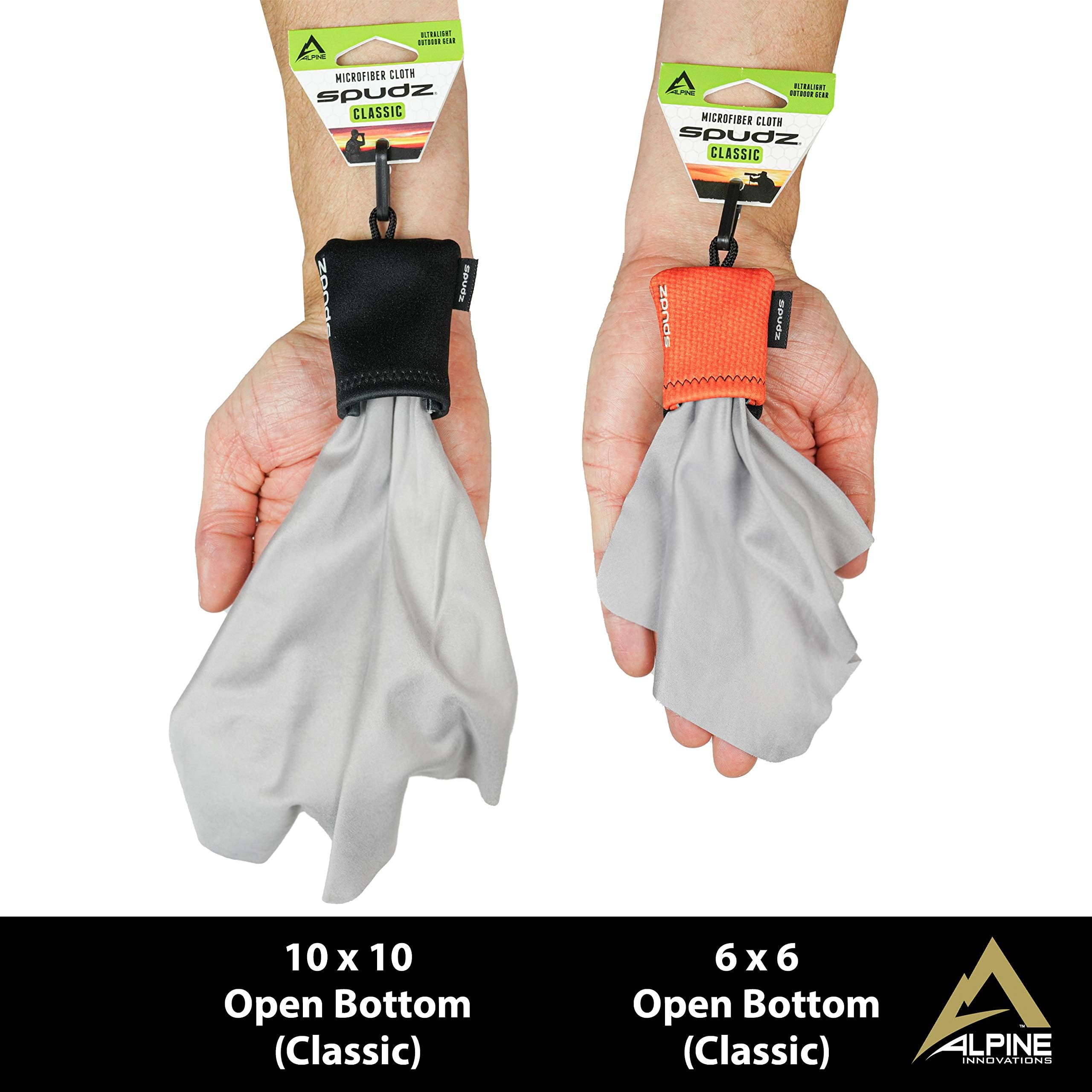 Three-pack SPUDZ Classic with clip-on pouch design