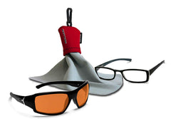 Plastic clip attached to clothing for easy access to SPUDZ
