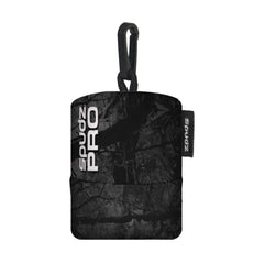 Spudz Pro 10x10 microfiber cloth attached to a neoprene pouch