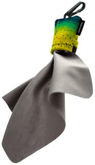 SPUDZ Ultra microfiber lens cleaner with 6x6 inch cloth in closable neoprene pouch