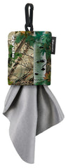 SPUDZ Classic Microfiber Cloth inside its neoprene travel pouch with clip
