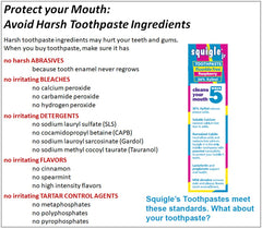 Squigle Jr travel toothpaste 3.4 oz size
