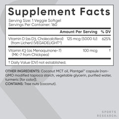 Coconut MCT oil carrier in the capsules