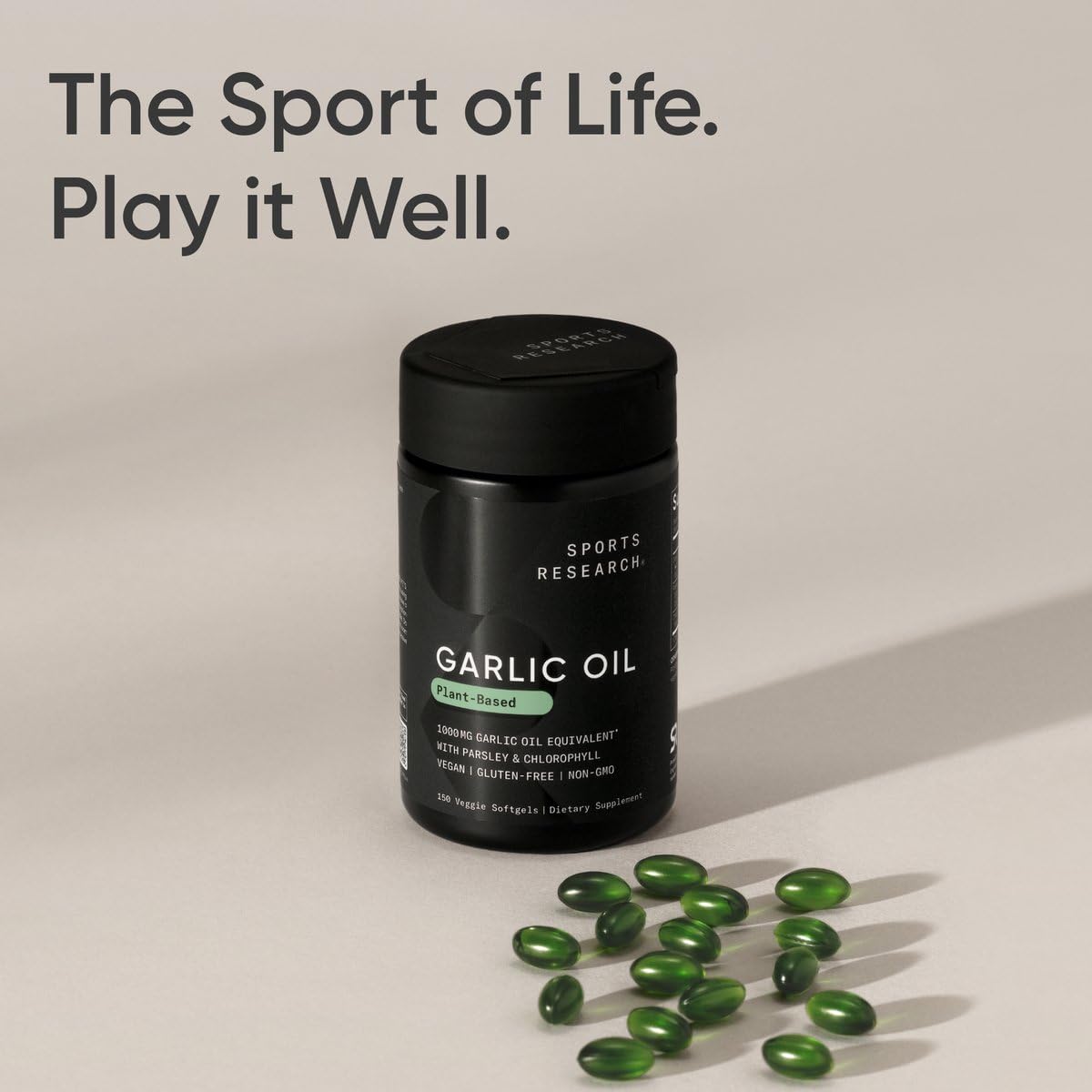 Usage illustration showing two Plantgel capsules per day