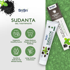Toothpaste with activated charcoal and herbal ingredients