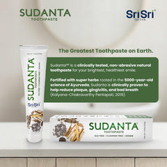 Family-friendly Ayurvedic toothpaste branding for Sudanta