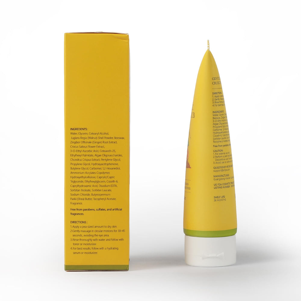 Srripo daily-use scrub in routine emphasizes gentle exfoliation