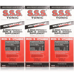 Front view of SSS Company S.S.S. Tonic Liquid Large 20 oz (Pack of 3)