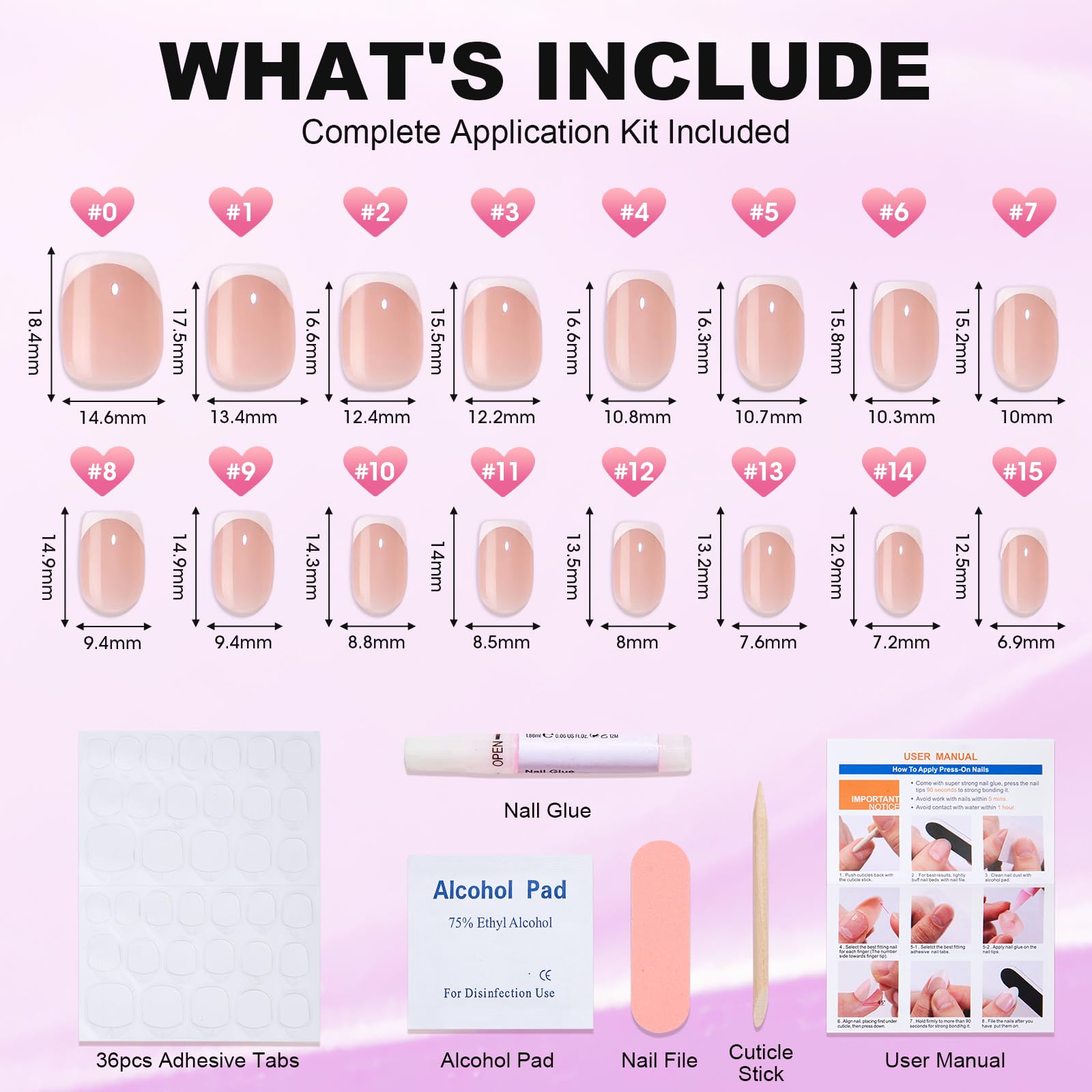 St. Friends adhesive tabs for quick removal and styling.