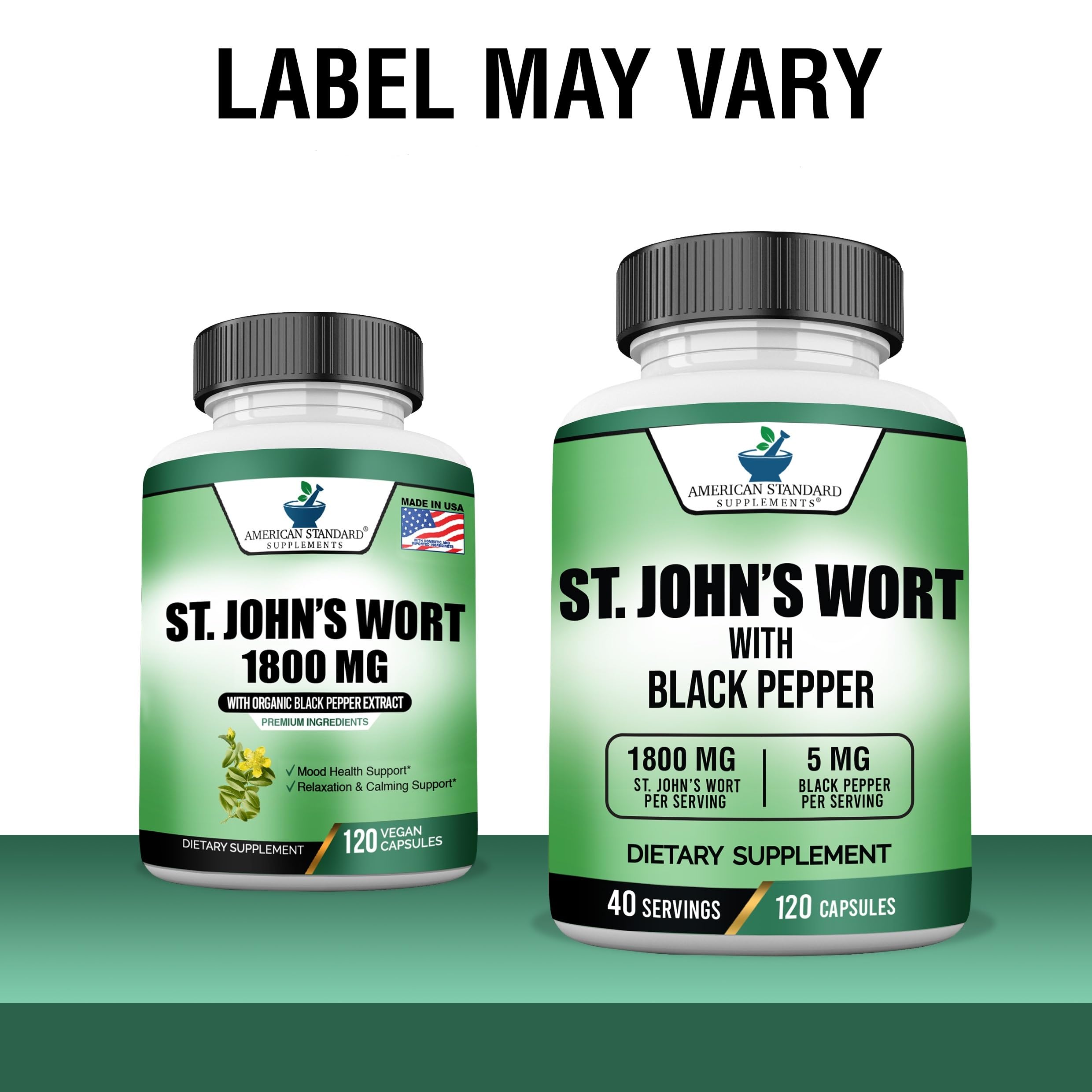 Enhanced absorption through Black Pepper extract in St. John’s Wort capsules