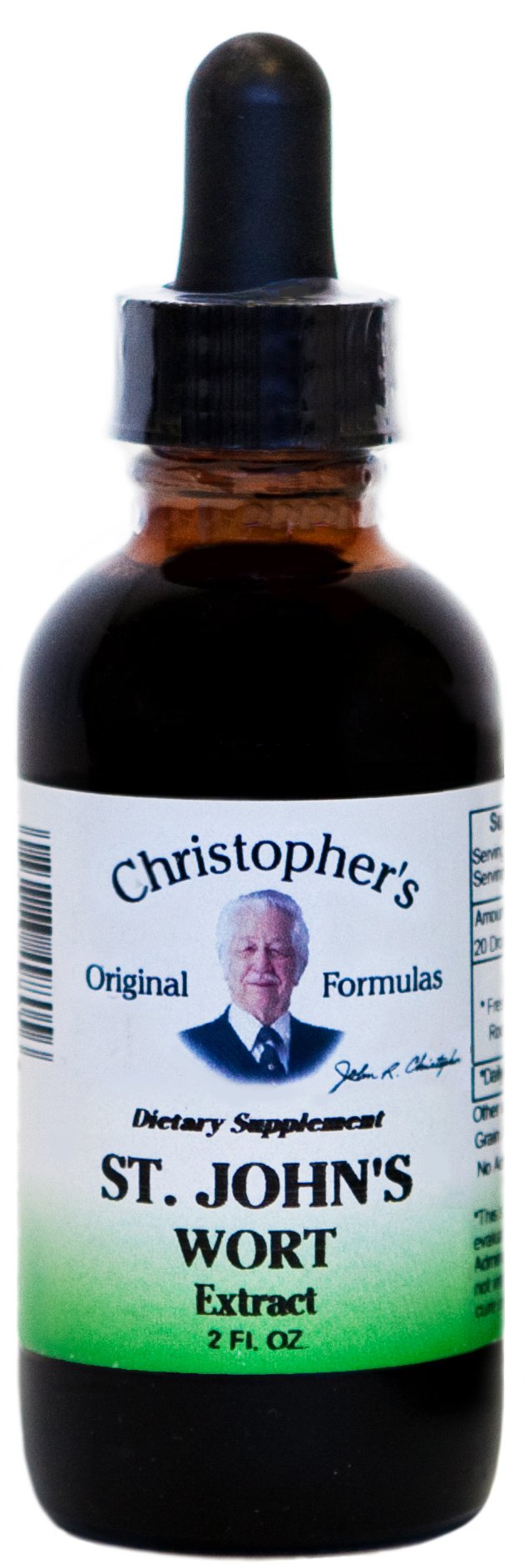 Bottle of Dr. Christopher's St. John's Wort Glycerite 2 oz
