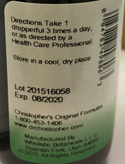 Dr. Christopher's St. John's Wort Glycerite packaging