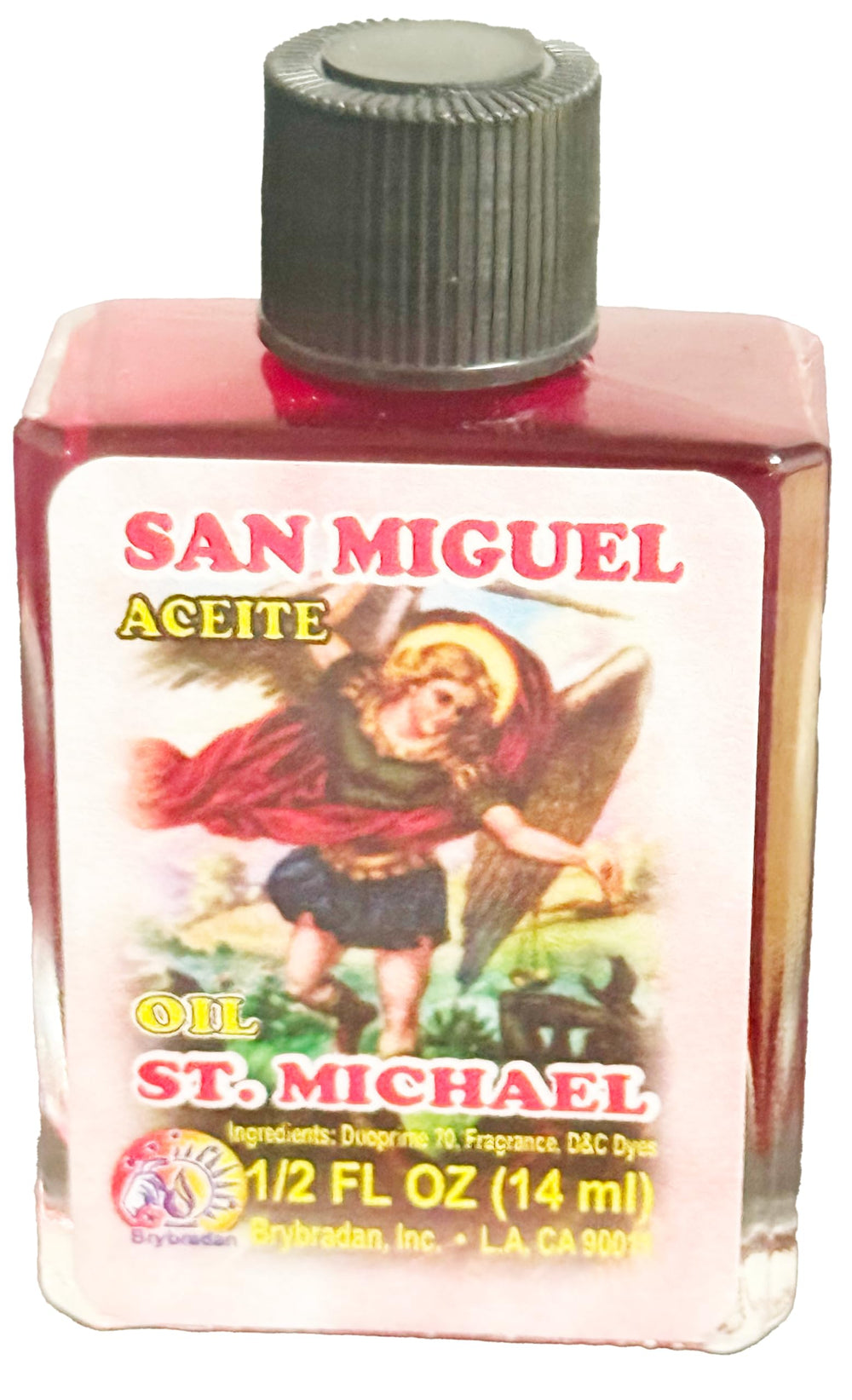 MW brand St. Michael oil packaging and bottle