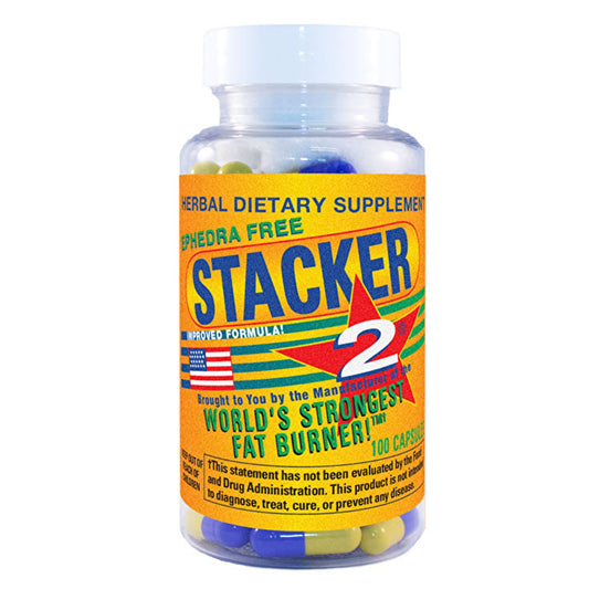 Stacker 2 Fat Burner Capsules bottle front view
