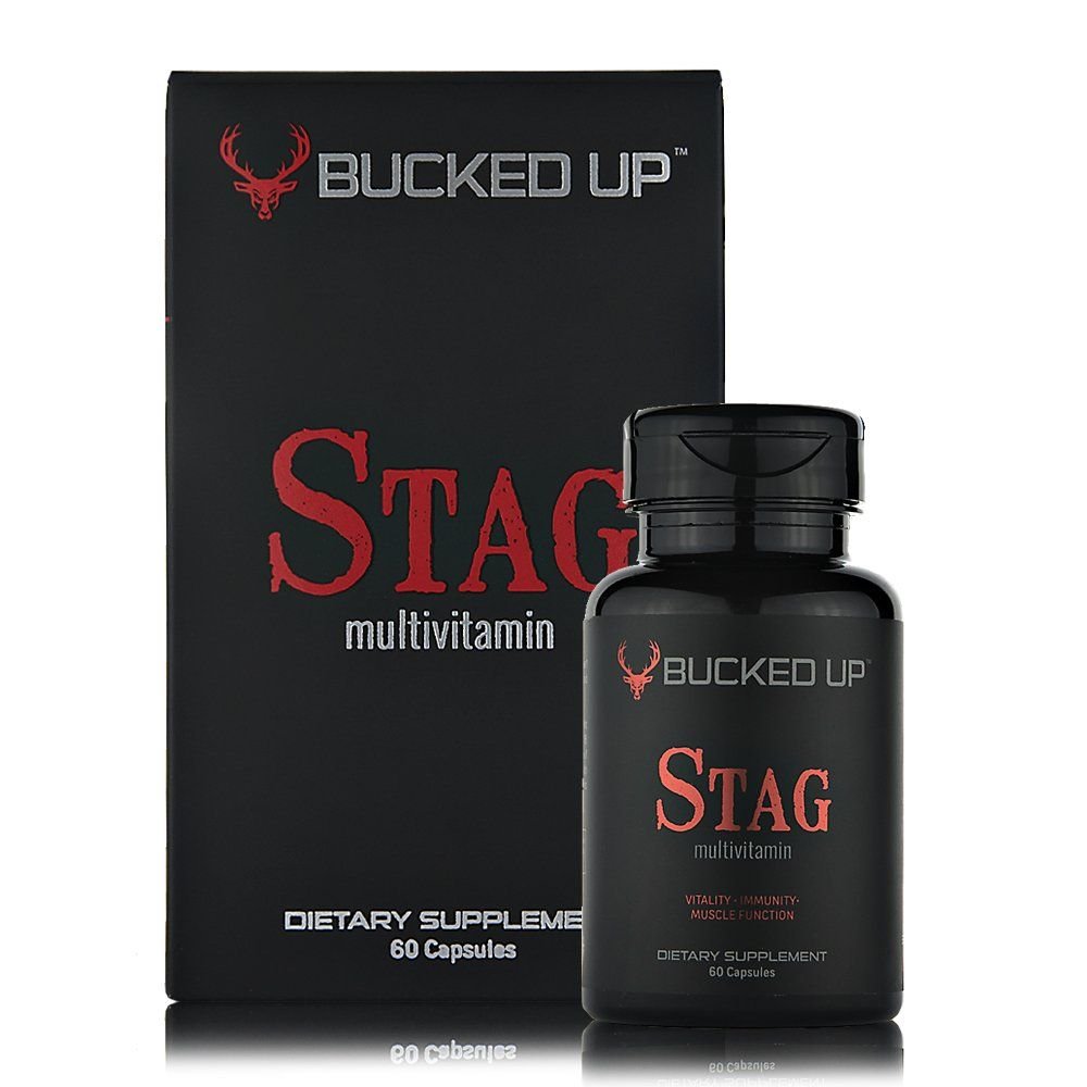 Stag Multivitamin for Men - Full Spectrum Vitamin Formula, 60 Capsules - bottle front