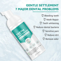 Tooth with reduced surface stains after whitening