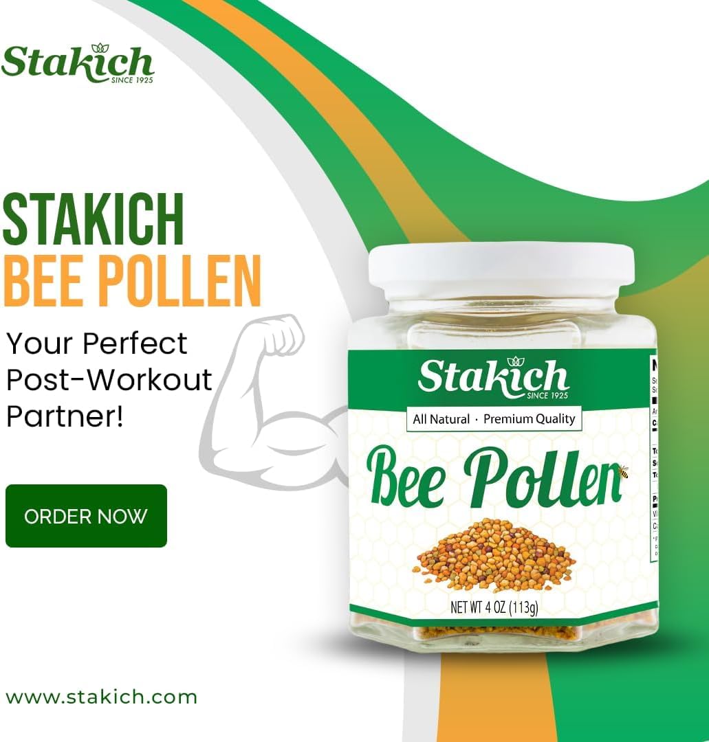 Serving suggestion - bee pollen on yogurt