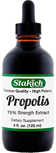 Stakich Propolis Extract bottle 4 oz with 75% propolis