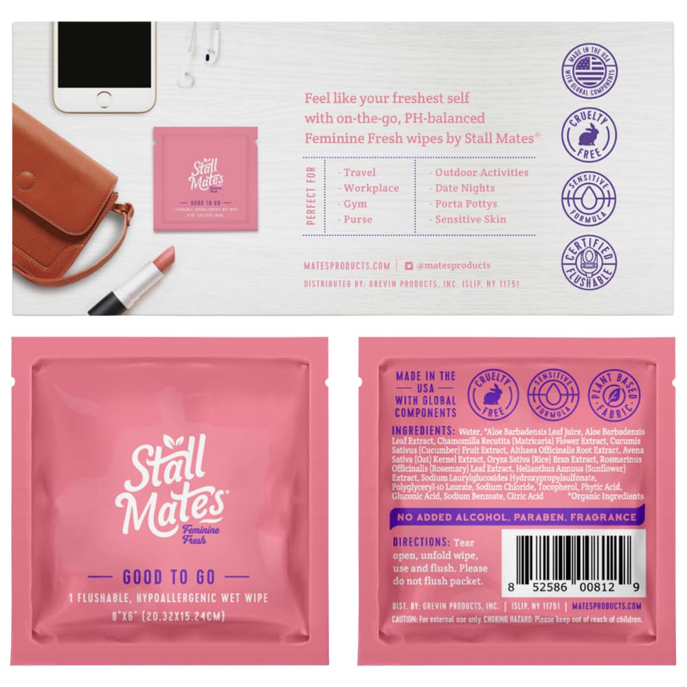 Stall Mates sunflower aloe rosemary ingredients highlight gentle hydration.