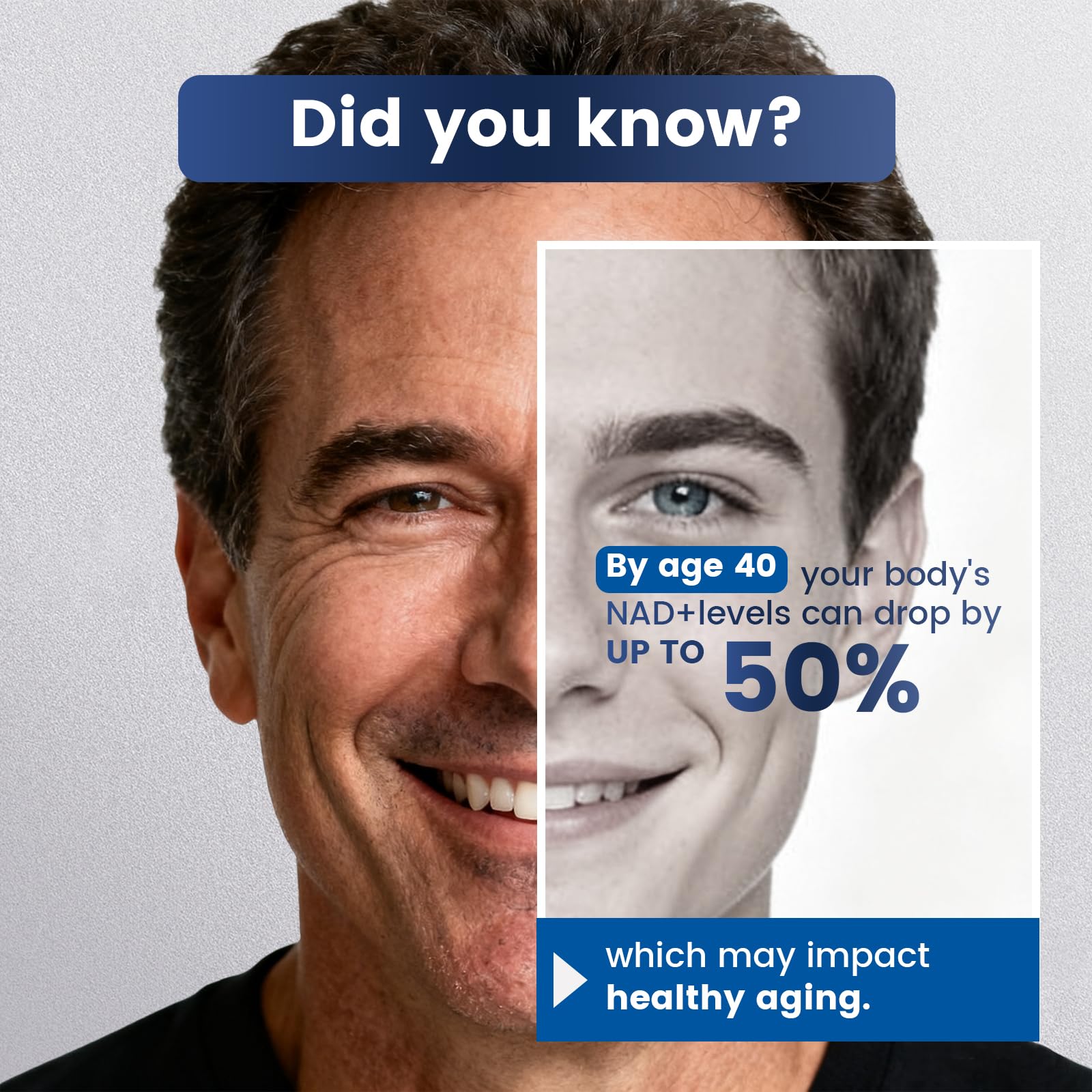 NAD+ supplement helping boost stamina for active lifestyle