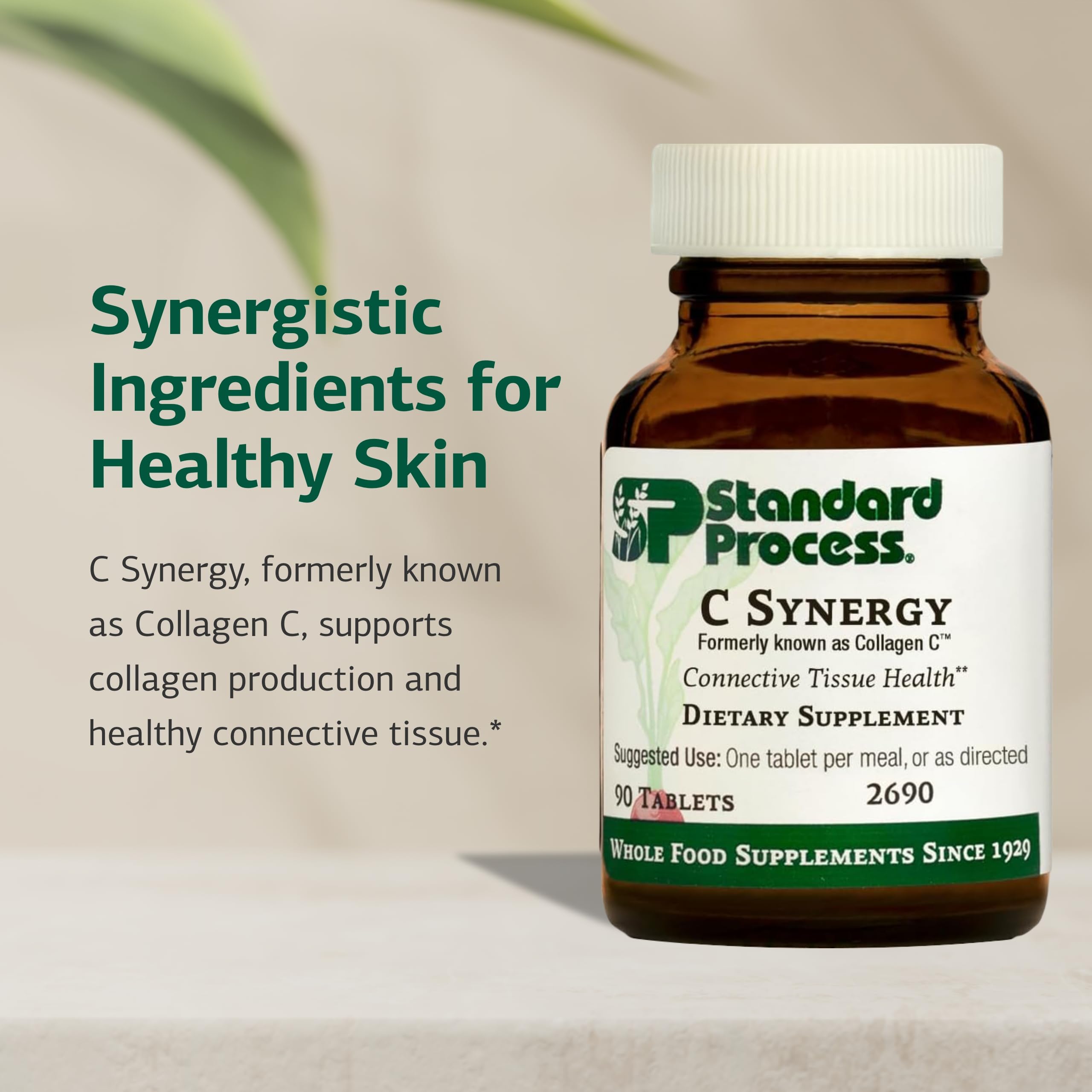 Nutritional label highlights for C Synergy