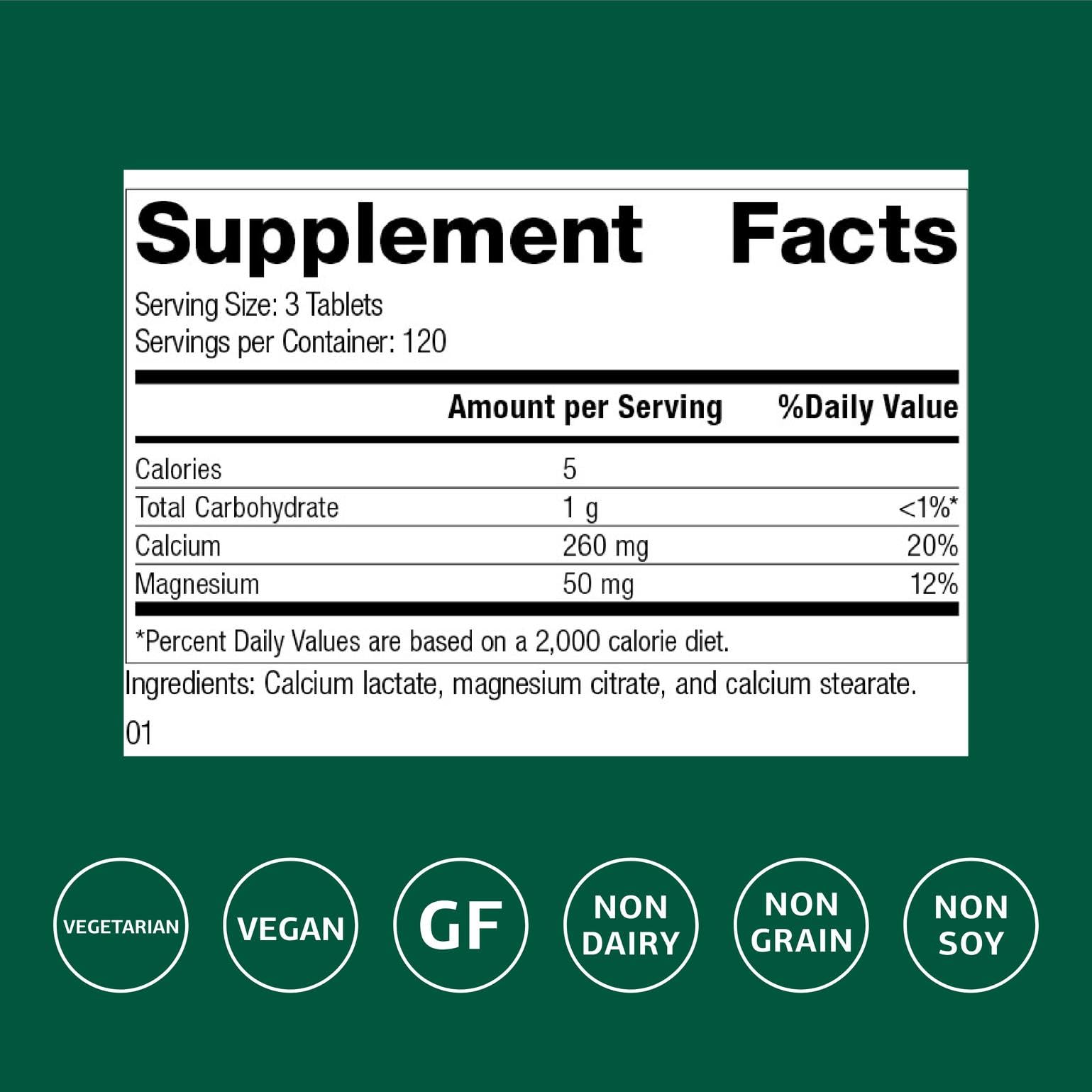 Calcium and magnesium micronutrients supporting bone density and muscle function