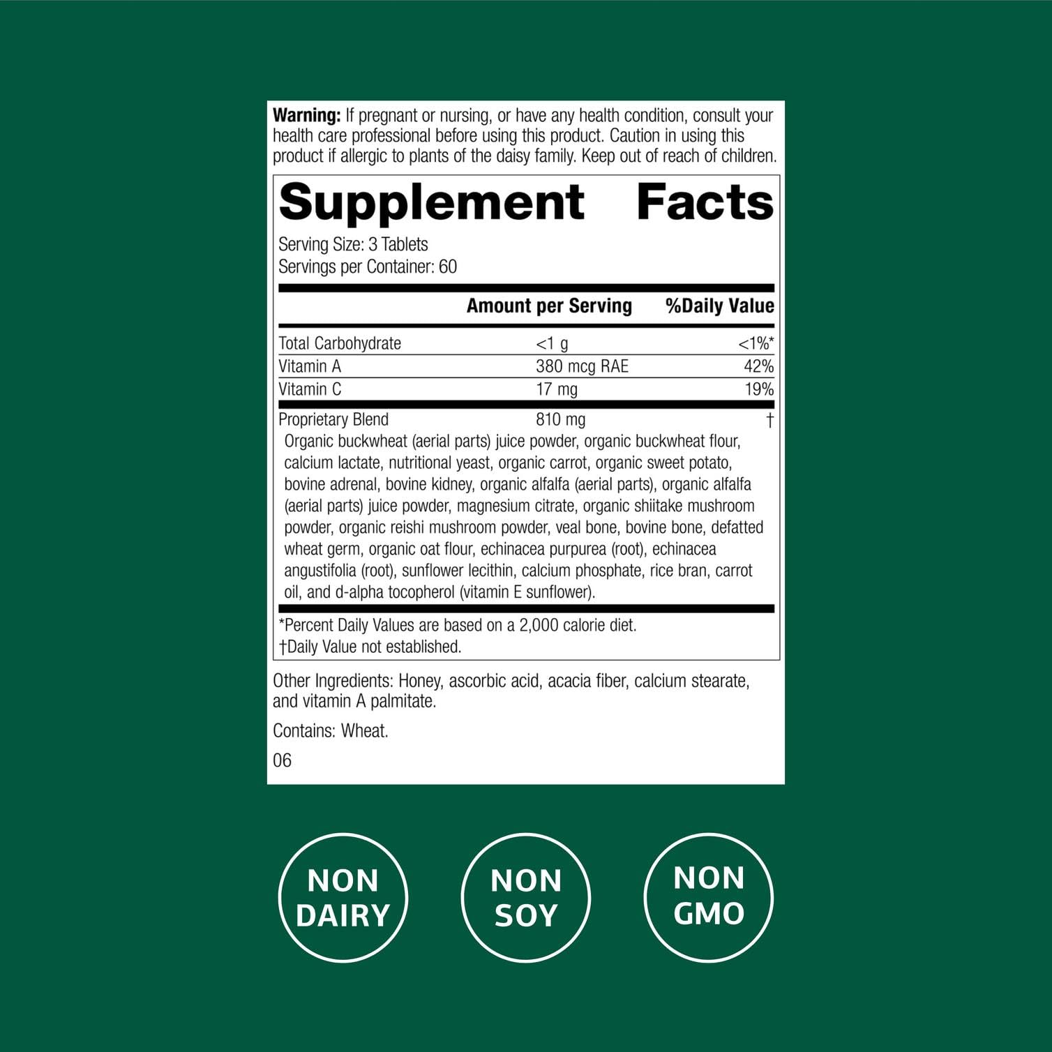 Cataplex A-C-P tablets in bottle