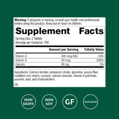 Cataplex D bottle label highlights gluten-free, non-dairy ingredients.