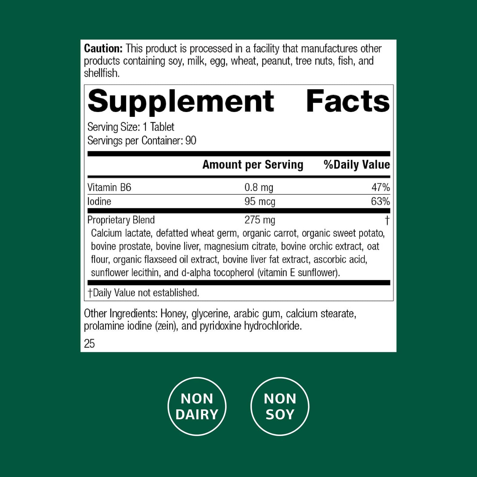 Cataplex F bottle close-up
