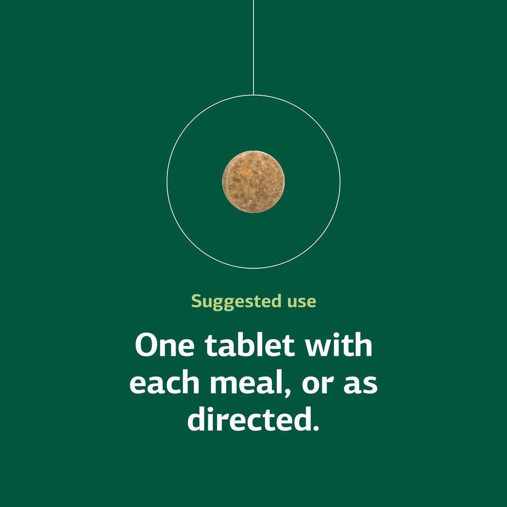 Lifestyle image: Cataplex F with a meal for convenient use.