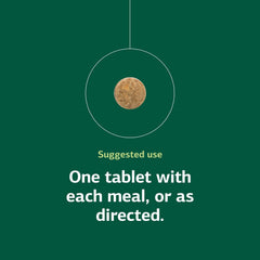 Lifestyle image: Cataplex F with a meal for convenient use.