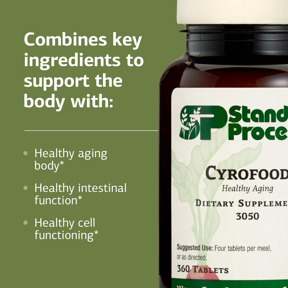 Organic carrot and other whole-food ingredients in Cyrofood