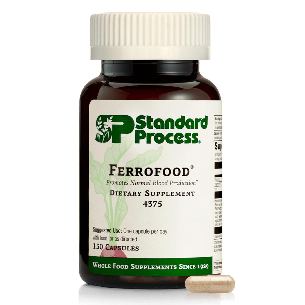 Ferrofood bottle with 150 capsules