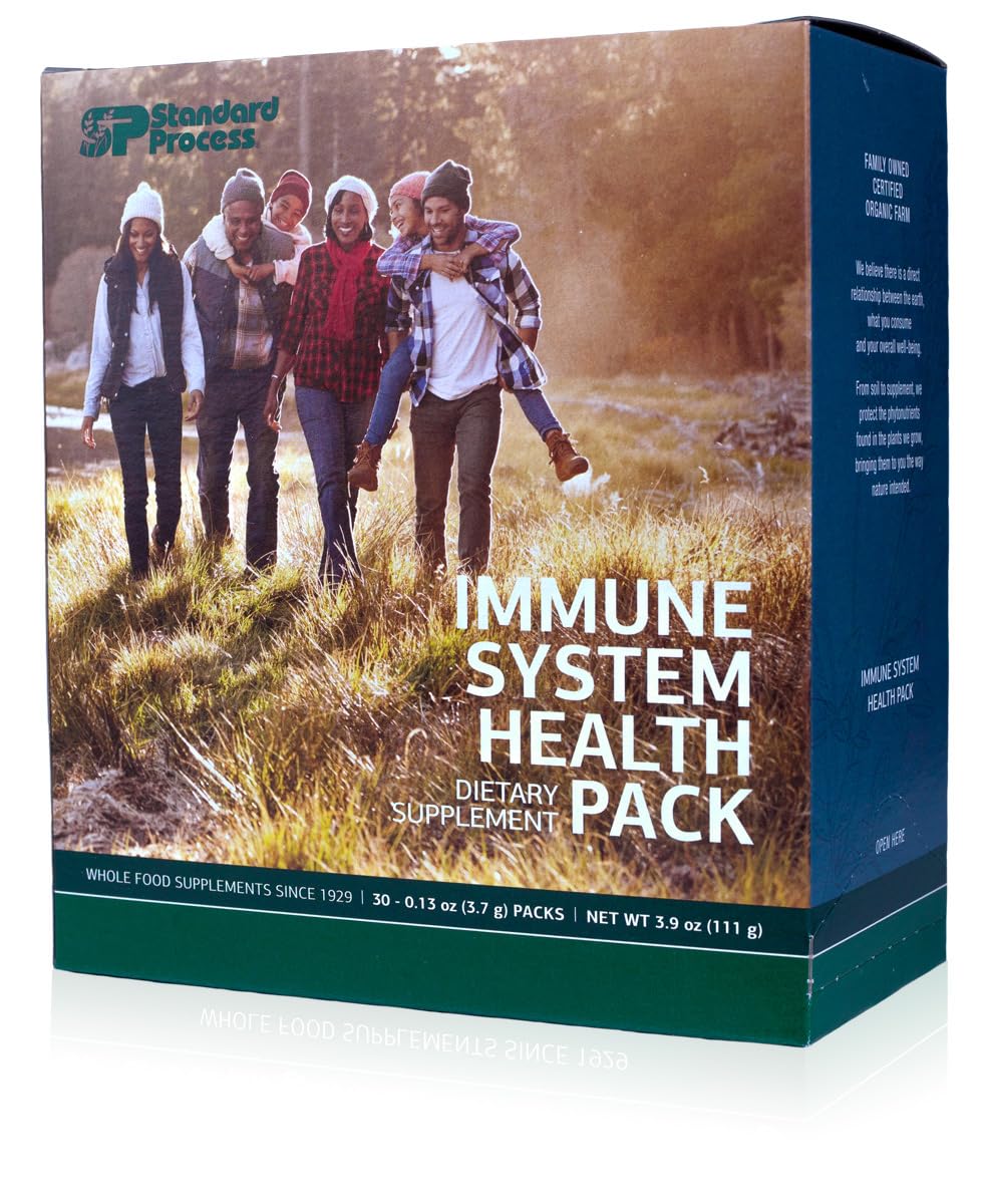 Front view of Standard Process Immune System Health Pack packaging
