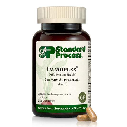 Bottle of Immuplex by Standard Process with 150 capsules